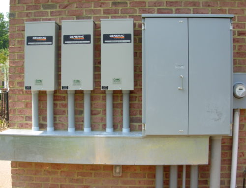 triple 200 amp transfer switches installed by NNG in mathews